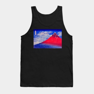 "South Wind, Clear Sky" also known as Red Fuji, by Katsushika Hokusai (1830 - 1832) TECHNICOLOR REMASTERED Tank Top
